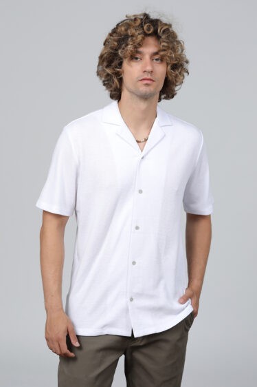 חולצה מכופתרת ג'רסי ואפל