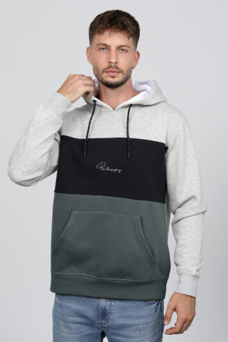 פוטר קפוצ'ון קולור בלוק