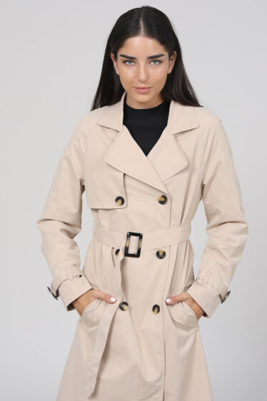 מעיל טרנץ ארוך