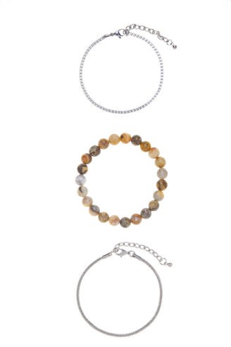 שלישיית צמידים לגבר