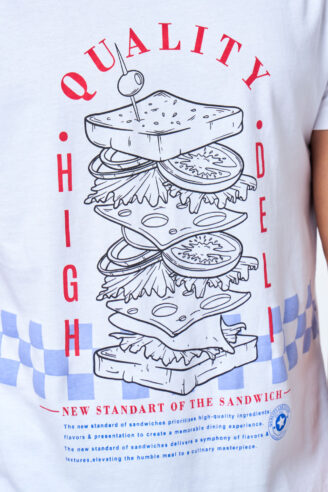 חולצת טי הדפס איור