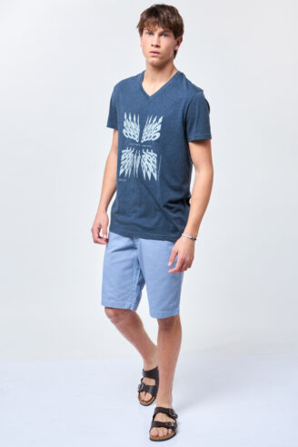 חולצת טי הדפס אשליה