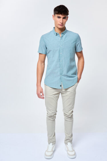 חולצה מכופתרת אוקספורד קלאסית