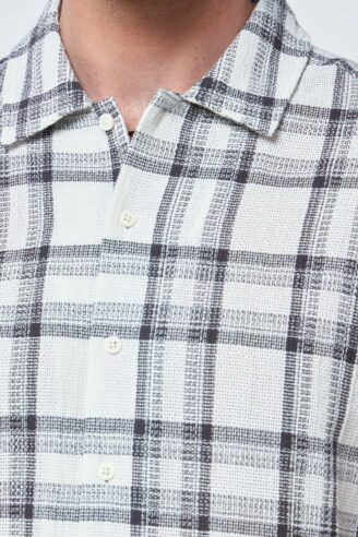 חולצה מכופתרת RAW משבצות