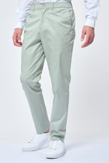 מכנסי אלגנט עם חגורת גומי