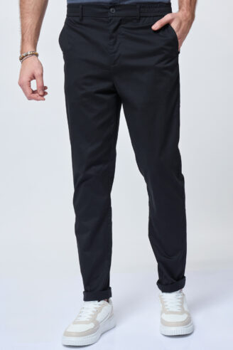 מכנסי אלגנט עם חגורת גומי