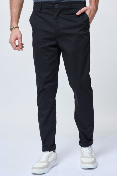 מכנסי אלגנט עם חגורת גומי