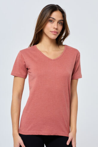 טי שירט בייסיק צווארון V