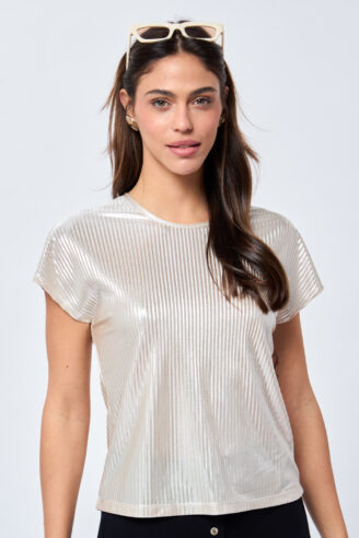 חולצת פליסה מבריקה חולצת פליסה מבריקה