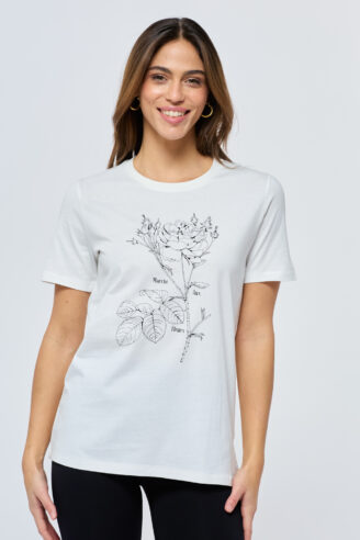 טי שירט פרח