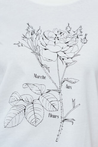 טי שירט פרח