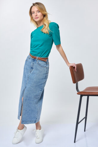 חצאית ג'ינס סופר טרנד