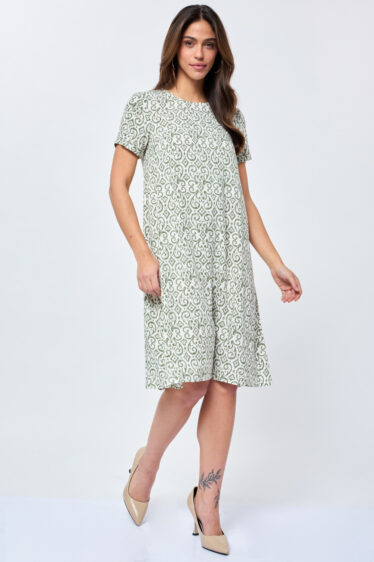 שמלת פרומו דפוס אצטקי