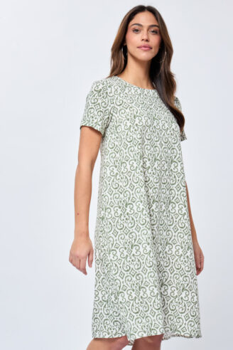 שמלת פרומו דפוס אצטקי