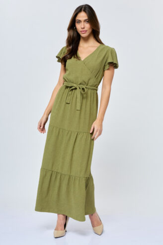 שמלת טקסטורה מקסי