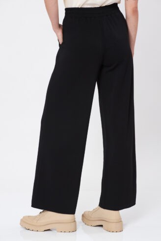 מכנסי WIDE LEG - שחור