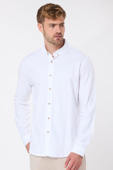 חולצה מכופתרת אלגנט Dobby