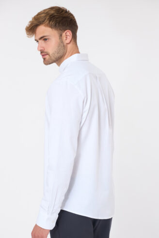 חולצה מכופתרת אלגנט Dobby טקסטורה