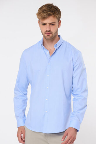 חולצה מכופתרת FILL-A-FILL - תכלת