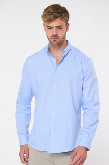 חולצה מכופתרת FILL-A-FILL - תכלת