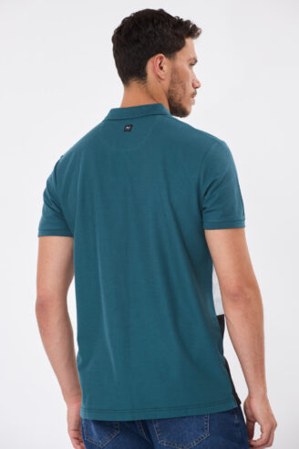 חולצת פולו פיקה קולור בלוק