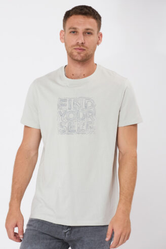 טי FIND YOURSELF טופוגרפי