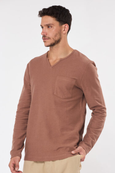 חולצת טי טי סלאב heavy - טרקוטה