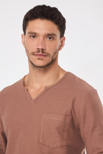 חולצת טי טי סלאב heavy - טרקוטה