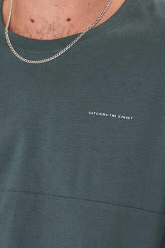 טי soft touch חתך - ירוק