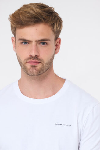 טי soft touch חתך - לבן