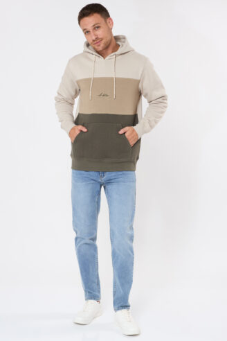 פוטר קפוצ'ון קולור בלוק פוטר קפוצ'ון קולור בלוק