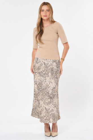 חולצת ריב בייסיק - אבן