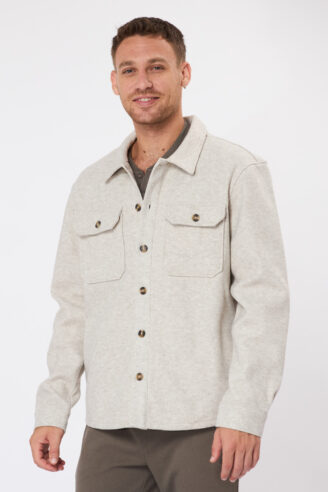 ג'קט ג'רסי במראה צמר - אופוייט