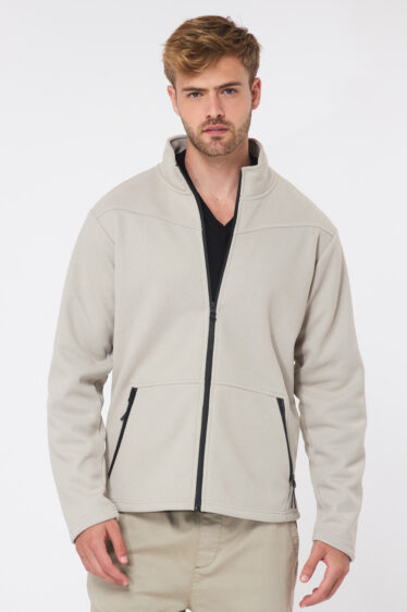 מעיל קל טקסטורה - אוף וויט