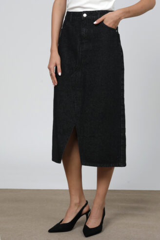 חצאית ג'ינס מידי