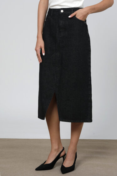 חצאית ג'ינס מידי