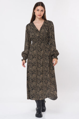 שמלת מידי מודפסת