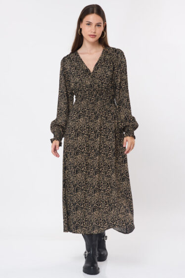 שמלת מידי מודפסת