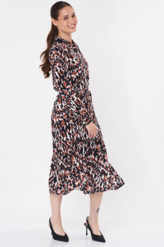שמלת מקסי מודפסת