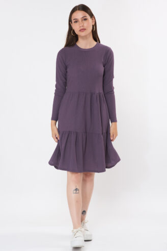 שמלת קומות סריג כיפית