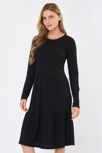 שמלת קומות סריג כיפית