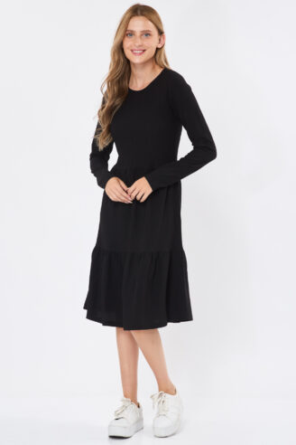 שמלת קומות סריג כיפית