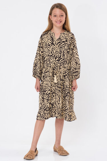 שמלת ילדות קומות מודפסת