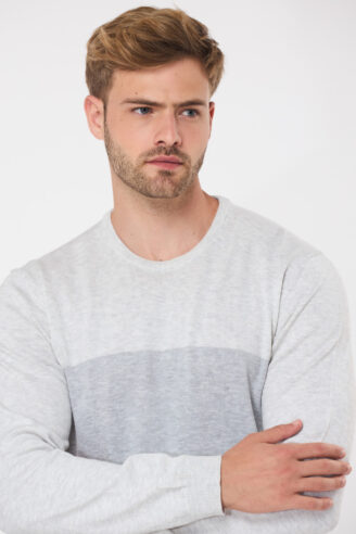 סריג בייסיק tricolor - שילוב 1