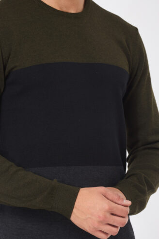 סריג בייסיק tricolor - שילוב 4