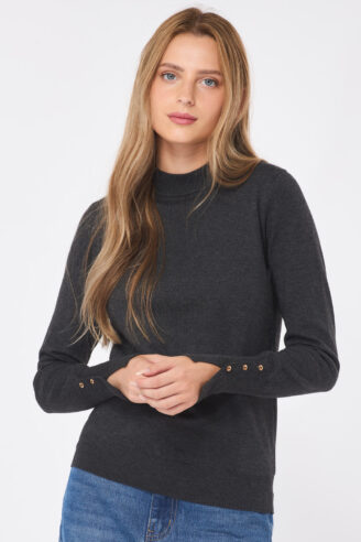 סריג גולף- אפור כהה סריג גולף- אפור כהה