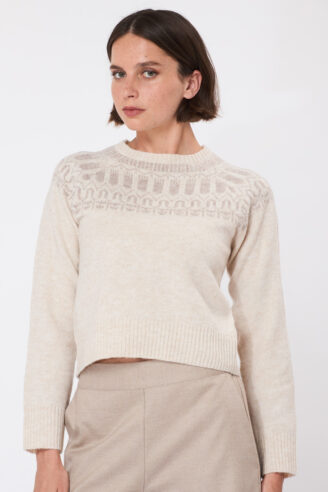 סוודר ג`קארד - אבן