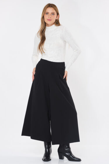 מכנס חצאית- שחור