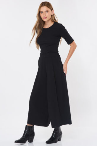 מכנס חצאית- שחור