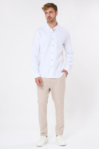 מכנסי אלגנט ג'רסי - אבן